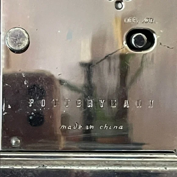 Elegant Silver Mantel Clock